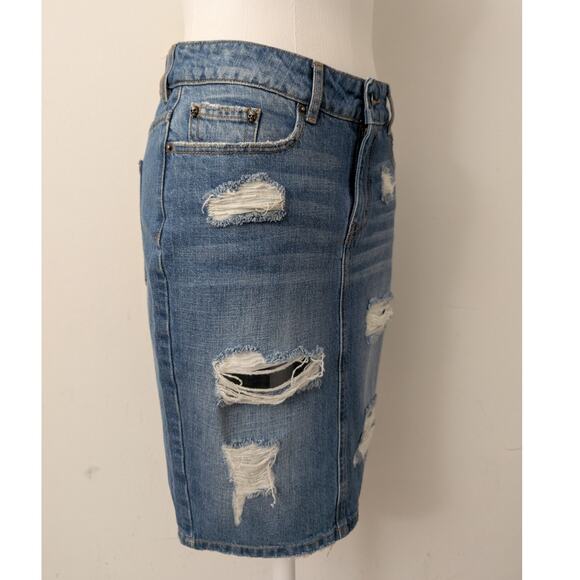 The Kooples Denim Skirt - Picture 7 of 16